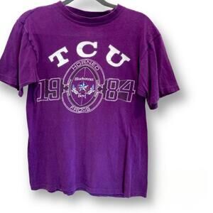 Rare Tcu Bluebonnet Bowl 1984 Shirt Purple